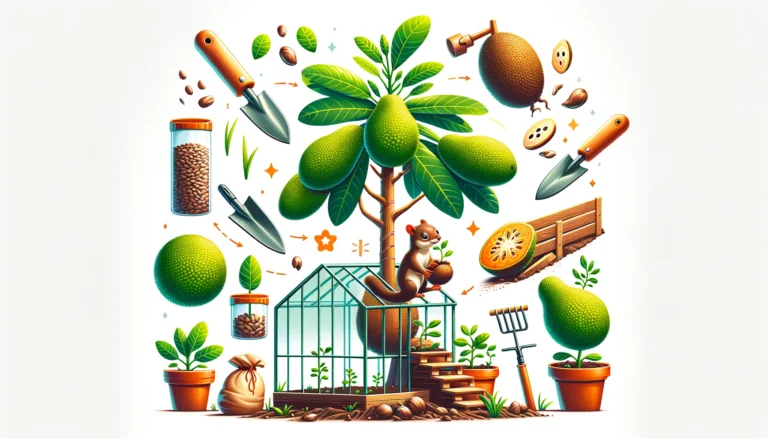 DALL·E 2024-02-26 20.26.20 - Design an imaginative and vibrant image showcasing the process of breadfruit plant propagation
