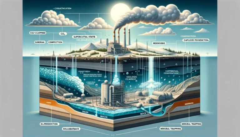 DALL·E 2024-03-08 07.29.43 - An image representing the concept of geologic sequestration for carbon dioxide storage